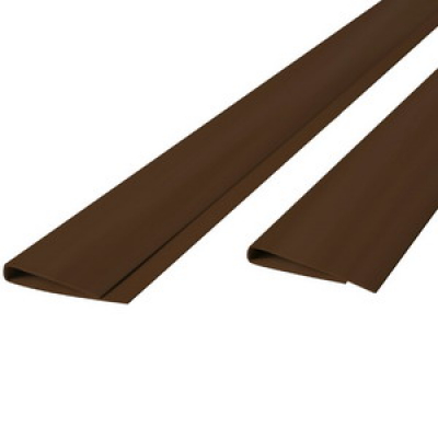 Sichtschutzmatte PVC Profil Bambuszaun braun 200cm