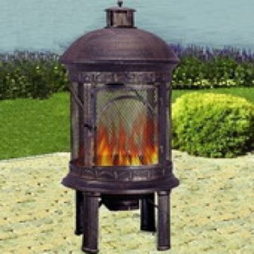 Wood stove cast