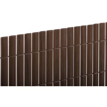 Cañizo PVC doble cara marron 2x3m