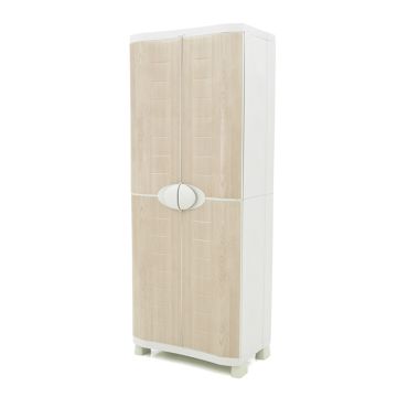 Kunststoffschrank Besenschrank Buche 70x184cm 