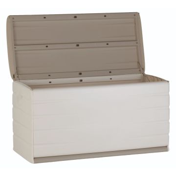 Garden Storage Box grey 120x61x53cm