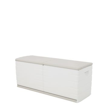 Garden Storage Box grey 153x61x53cm