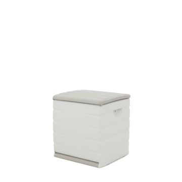 Garden Storage Box grey 60x61x53cm