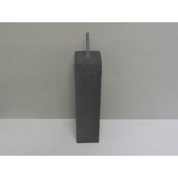 Concrete base high model with facet 140x140mm