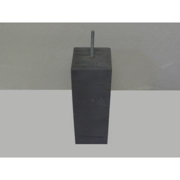 Concrete base high model with facet 195x195mm