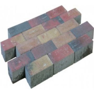 Trommelstenen of koppelstones dikformaat bont 20x6,6x7cm (m2)