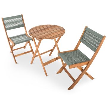 Ensemble bistro de jardin 3-pcs