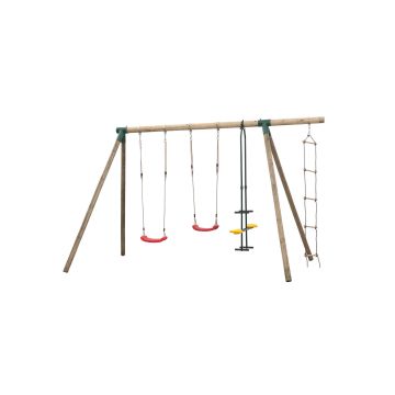 Columpio madera juegos exteriores Dani 350x220x220cm