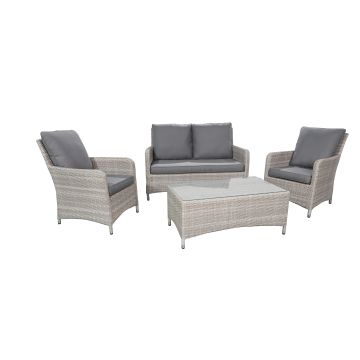 Aluminium loungeset Esprit 4 personen