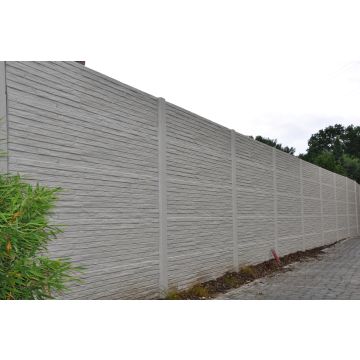 Betonzaun Tilestone grau doppelseitig 200x200cm