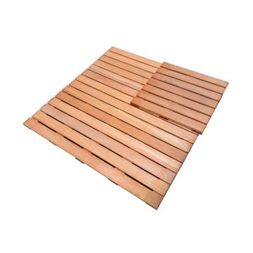 Terrassenfliesen Holzfliesen Bangkirai 100x100cm