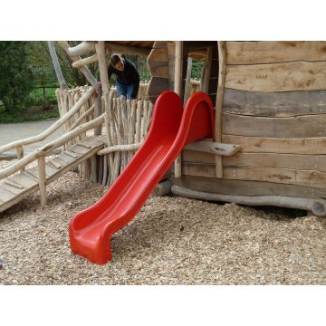 Tobogan poliester 210cm rojo para juego exterior