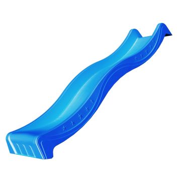 Toboggan balançoire portique bleu 220cm