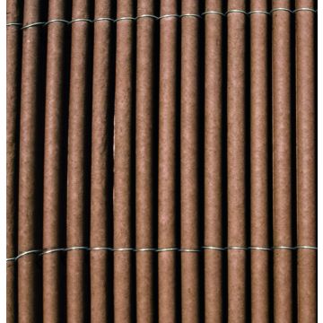 Canisse osier composite 2x3m brun foncé