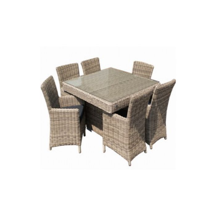 Gartenmöbel polyrattan dining set Tirano