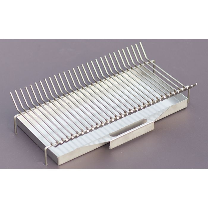 Tiroir a cendres inox barbecue beton 55x29cm