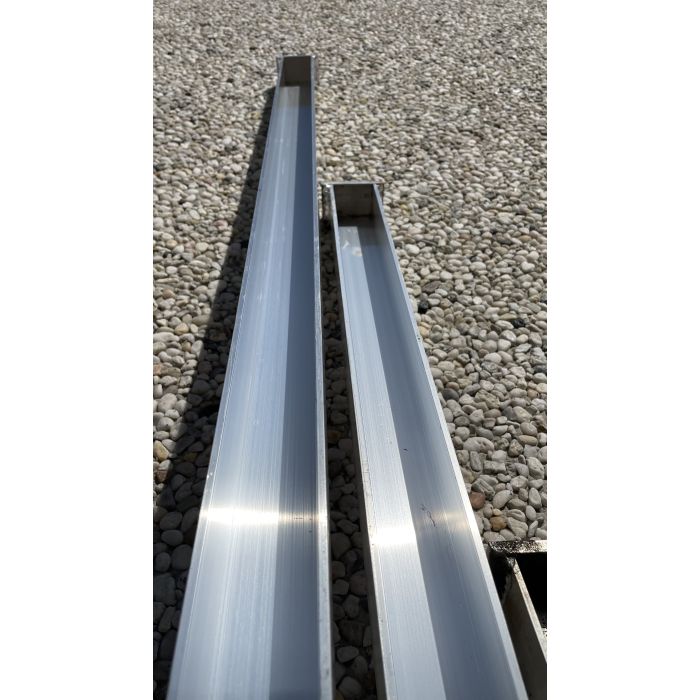 Aluminium profiel U-profiel voor betonschutting