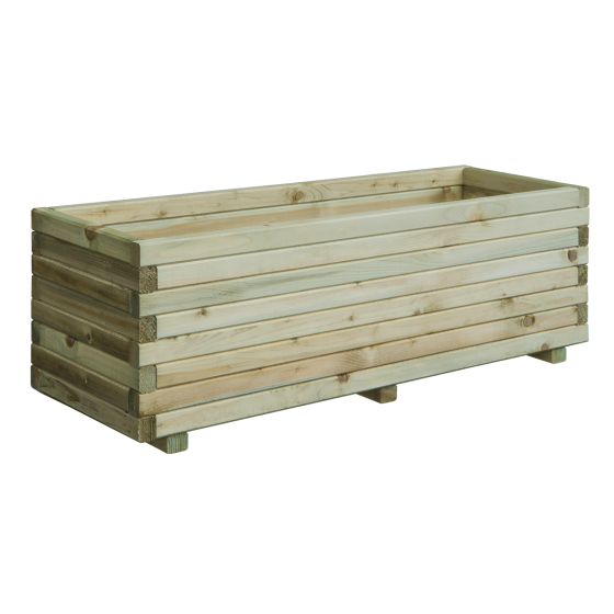 Maceteros de madera : Macetero de madera cuadrada Navic grande