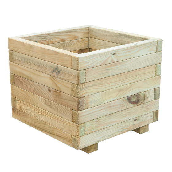 pk Samuel meester Bloembak plantenbak hout vierkant grenen 50x35x50cm kopen? | Intergard ✓  Scherpste prijs!