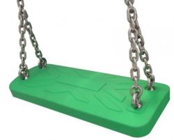 Rubberen schommel professioneel groen voor openbare speeltoestellen