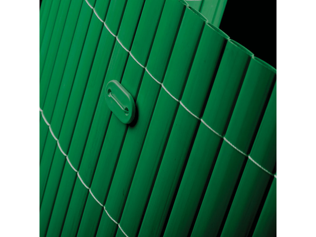 Sichtschutzmatte PVC Bambuszaun grün 2x5m